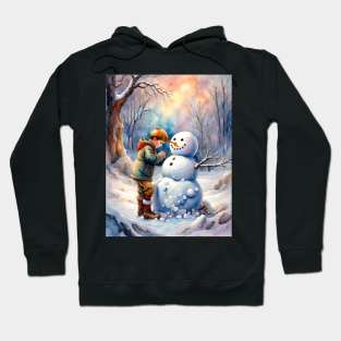 Building a snowman Hoodie